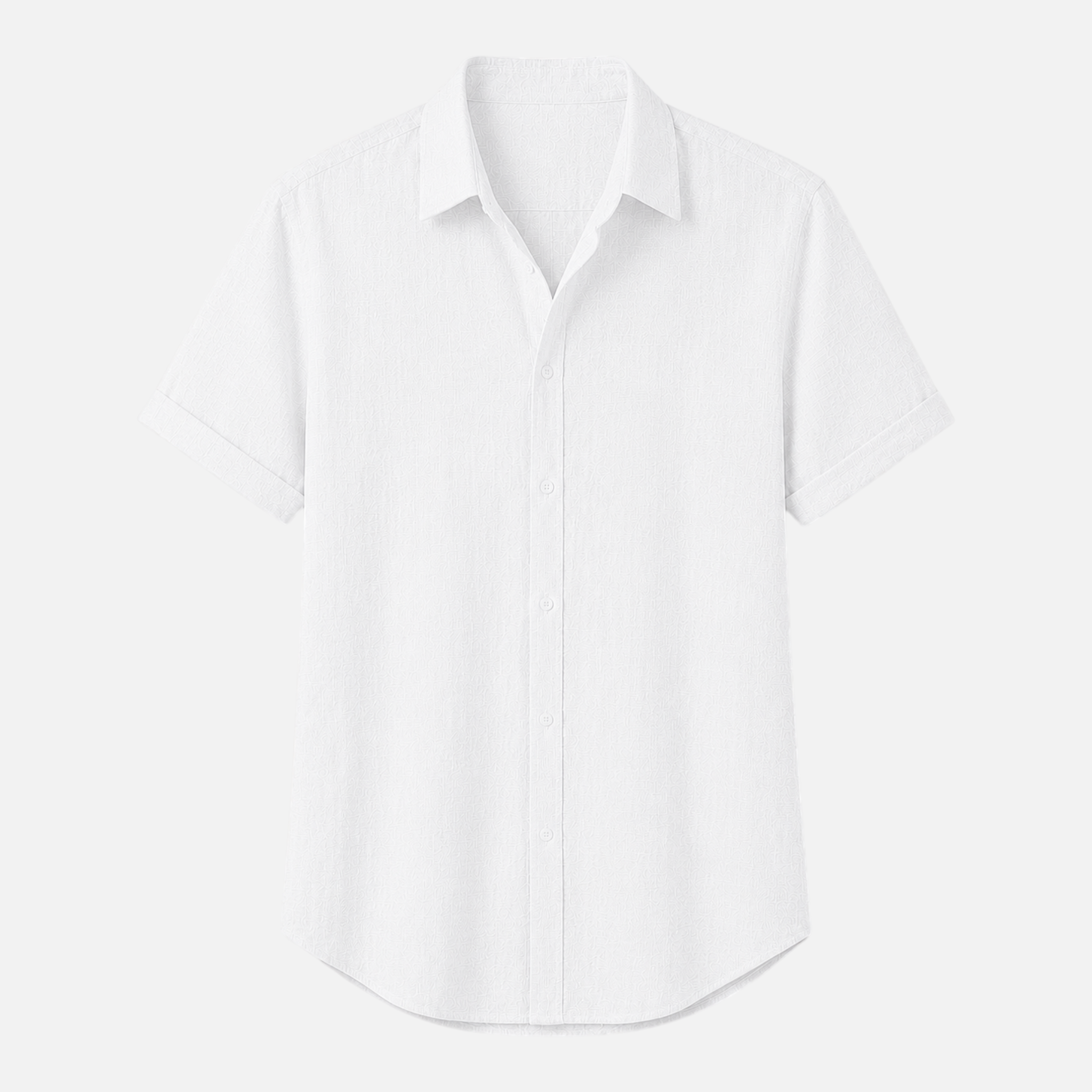 Valeniri | Men's Linen Shirt Short Sleeve Stand Collar for Everyday Wear