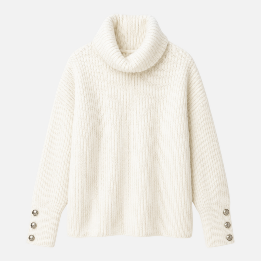 Valeniri | Women's Knit Turtleneck Sweater Soft Cozy Pullover