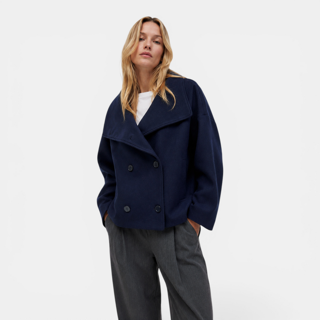 Valeniri | Women's Double-Faced Wool Coat Classic Longline Outerwear