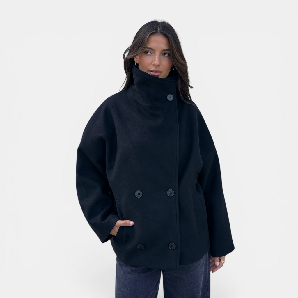 Valeniri | Women's Double-Faced Wool Coat Classic Longline Outerwear