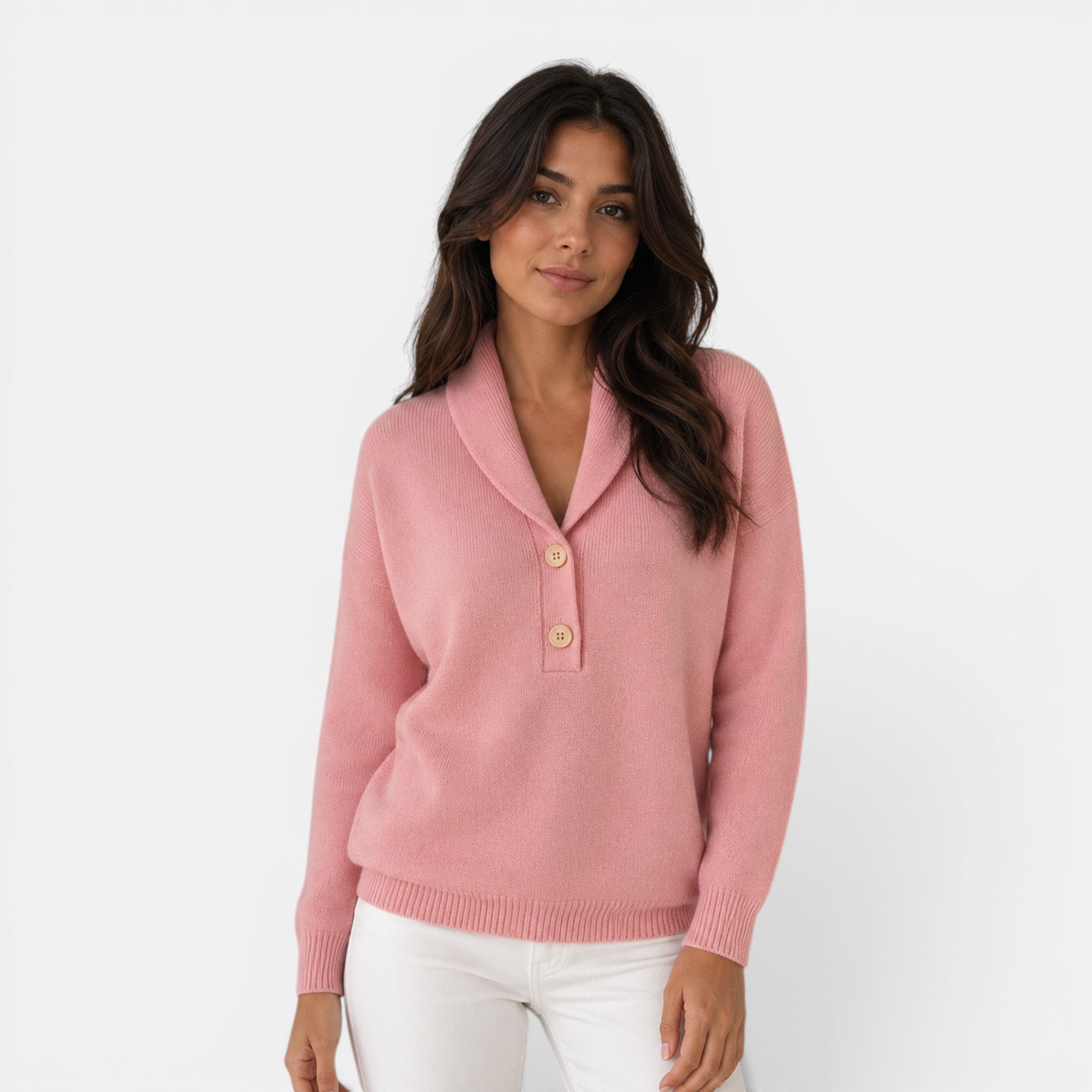 Valeniri | Women's Polo Collar Knit Pullover – Soft Comfort Classic Fit