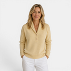 Valeniri | Women's Polo Collar Knit Pullover – Soft Comfort Classic Fit