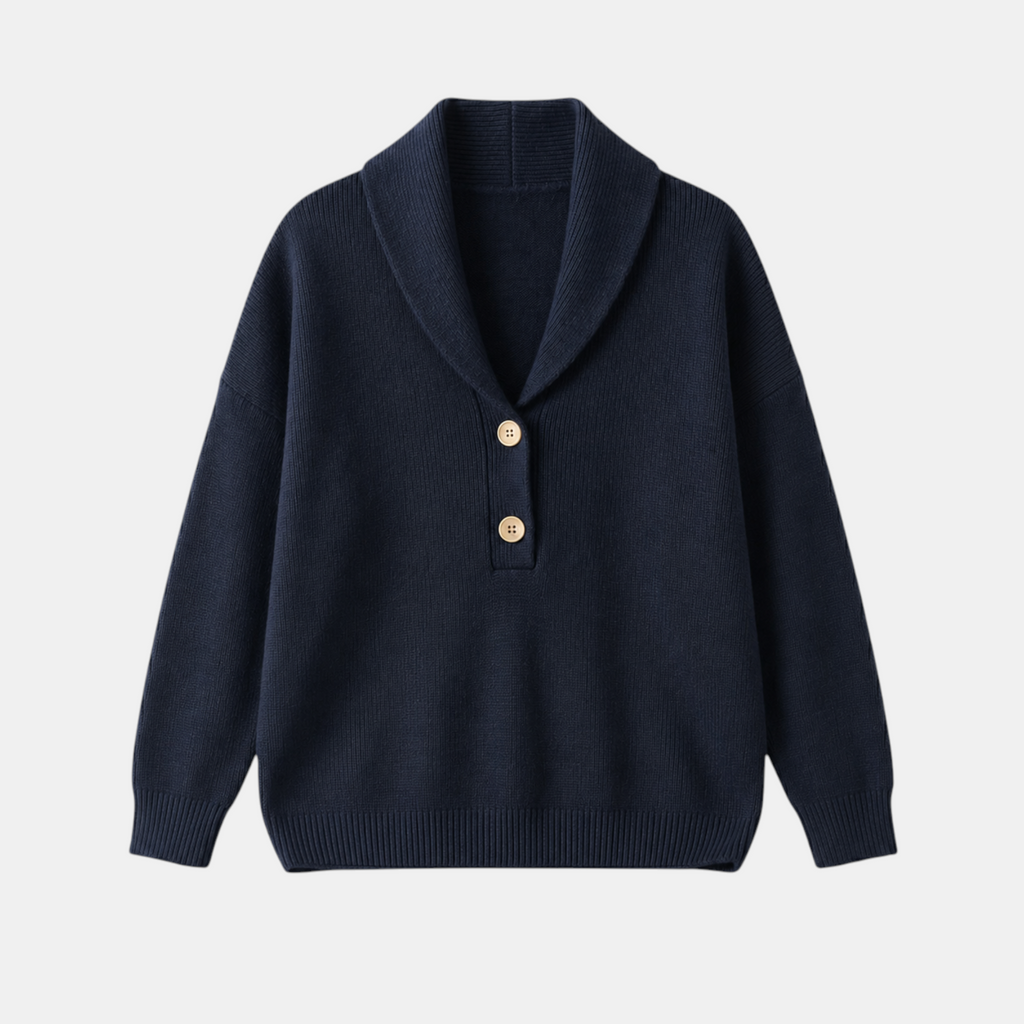 Valeniri | Women's Polo Collar Knit Pullover – Soft Comfort Classic Fit