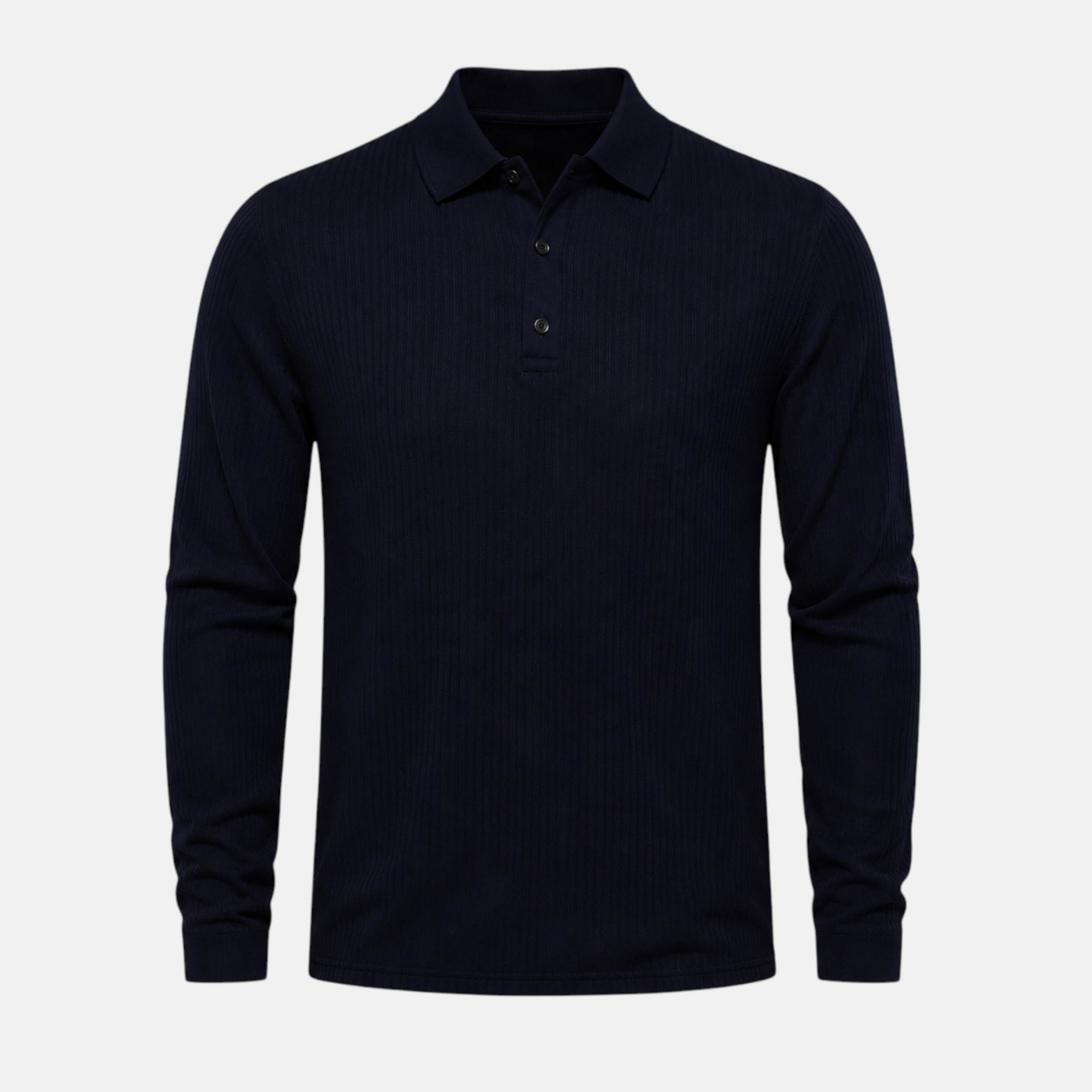 Valeniri | Men's Long Sleeve Polo Shirt – Stand Collar Casual Classic Fit