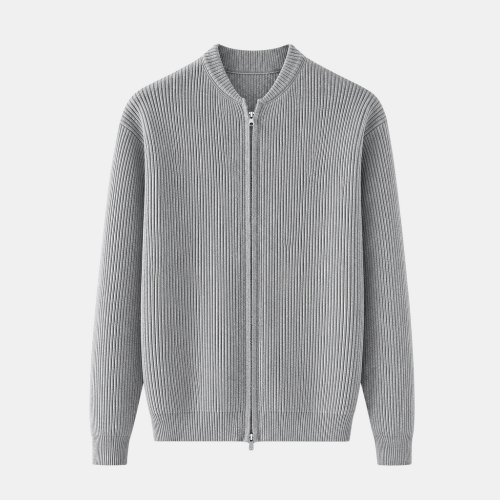 Valeniri | Men's Knit Cardigan Jacket Classic Slim Fit Long Sleeve Sweater