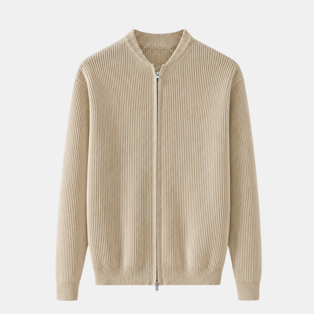 Valeniri | Men's Knit Cardigan Jacket Classic Slim Fit Long Sleeve Sweater