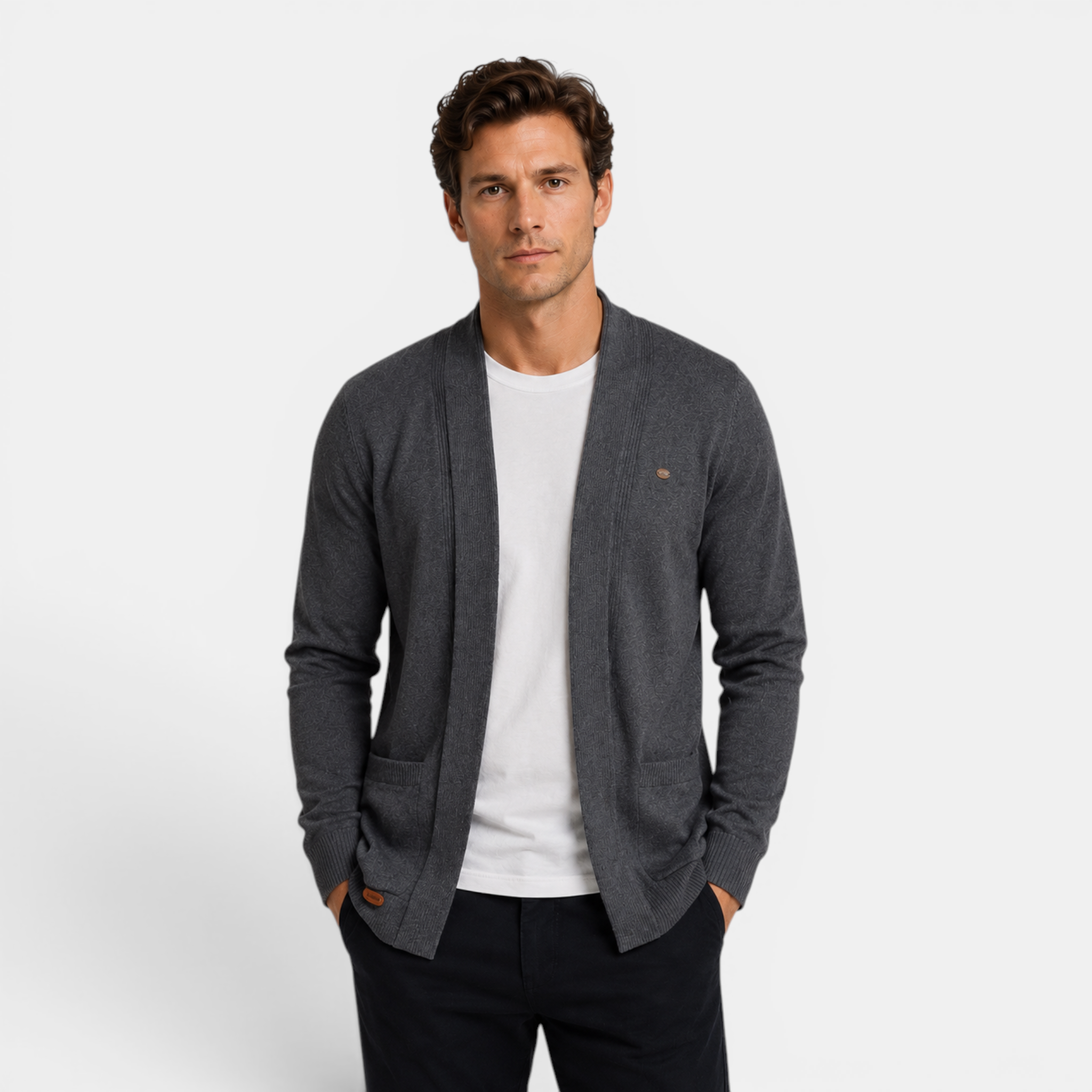 Valeniri | Men's Classic Knit Cardigan Sweater for Business Casual Wear