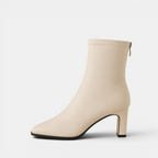 Valeniri | Women's Velvet Ankle Boots Block Thick Heel Classic Style