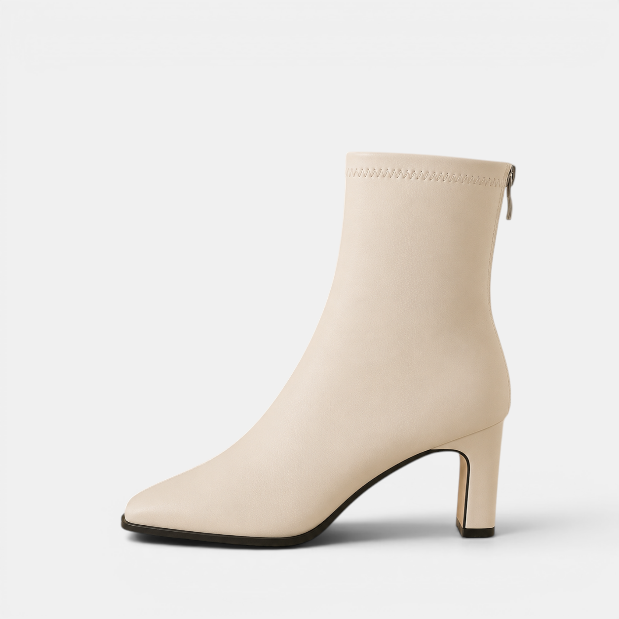 Valeniri | Women's Velvet Ankle Boots Block Thick Heel Classic Style