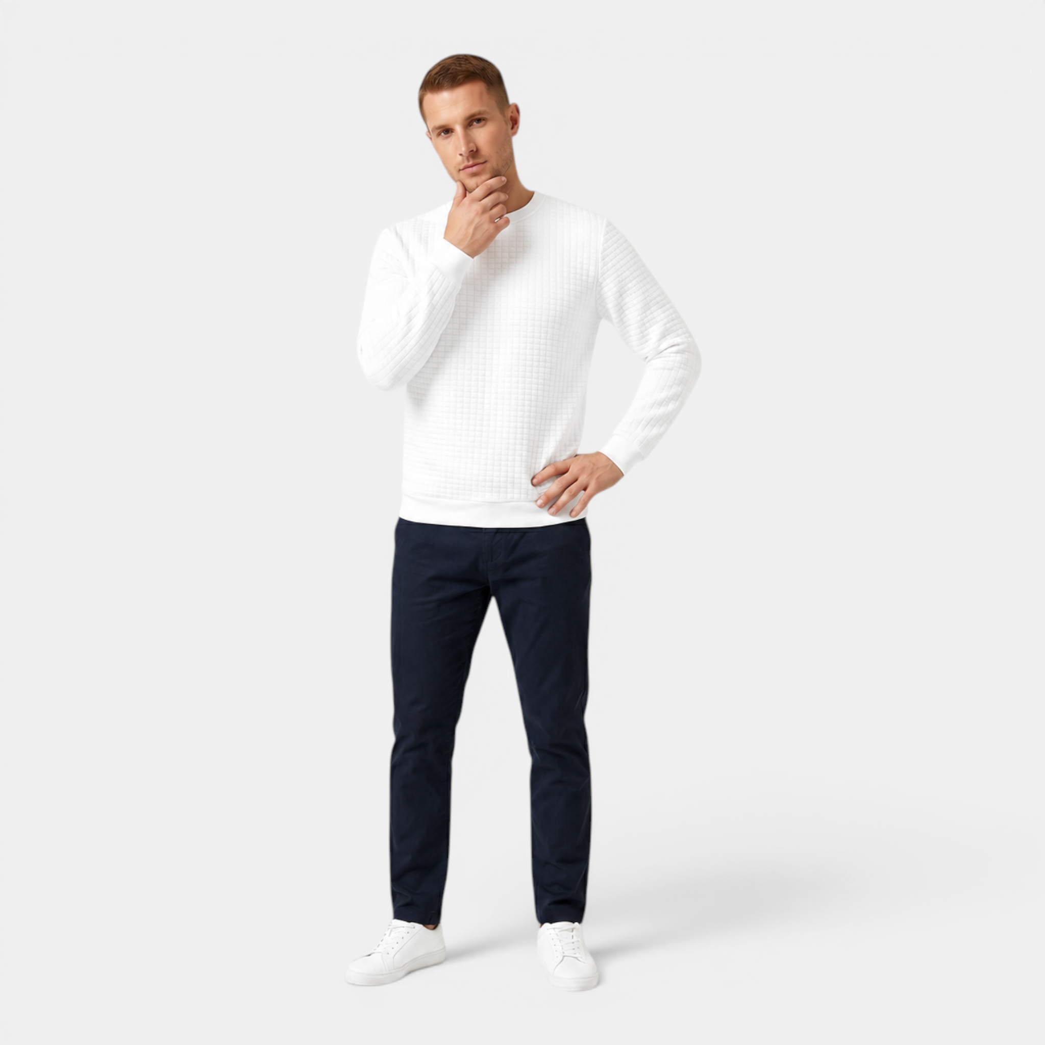 Valeniri | Men's Knit Jumper Long Sleeve Classic Casual Sweater