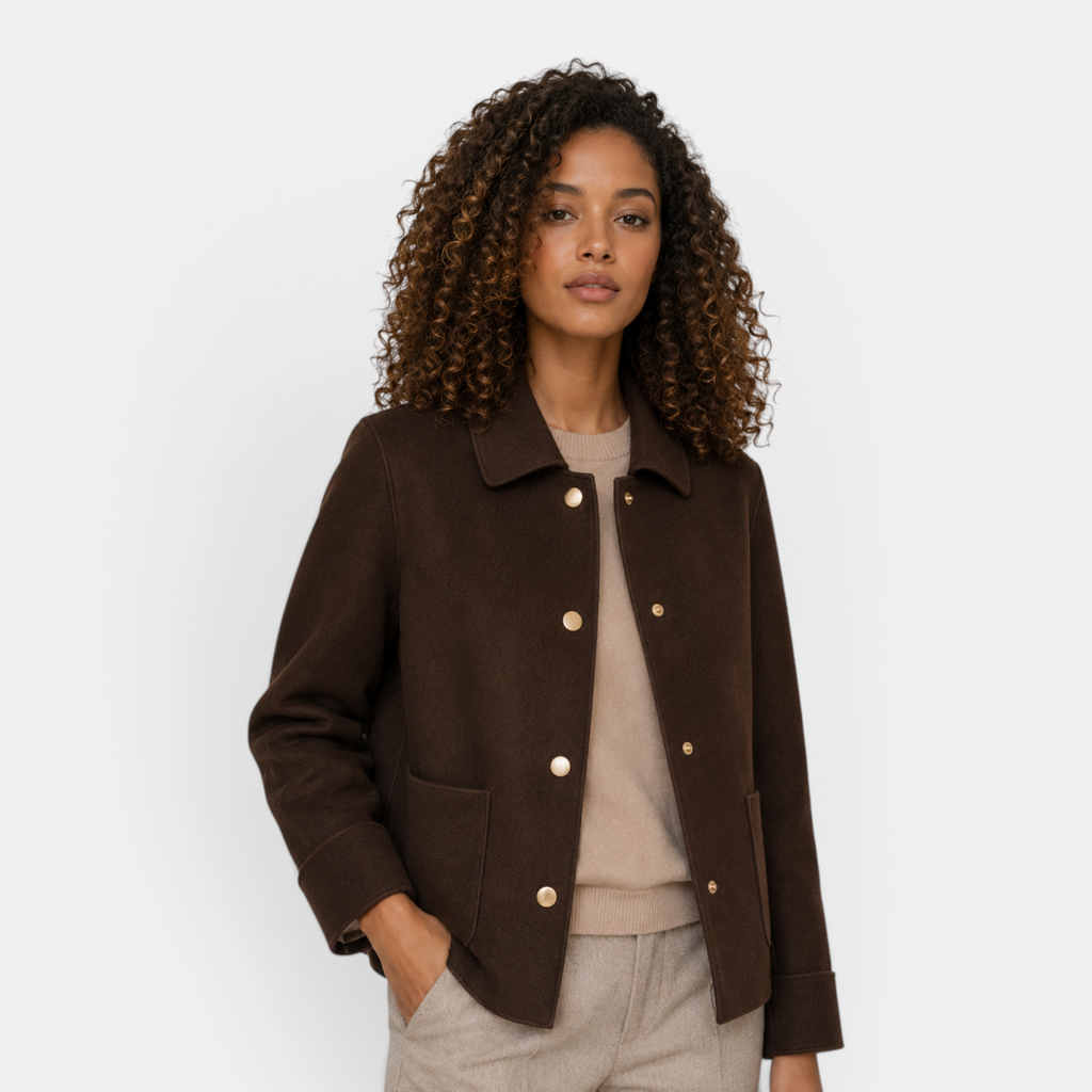 Valeniri | Women's Short Lapel Jacket Classic Minimalist Tailored Fit