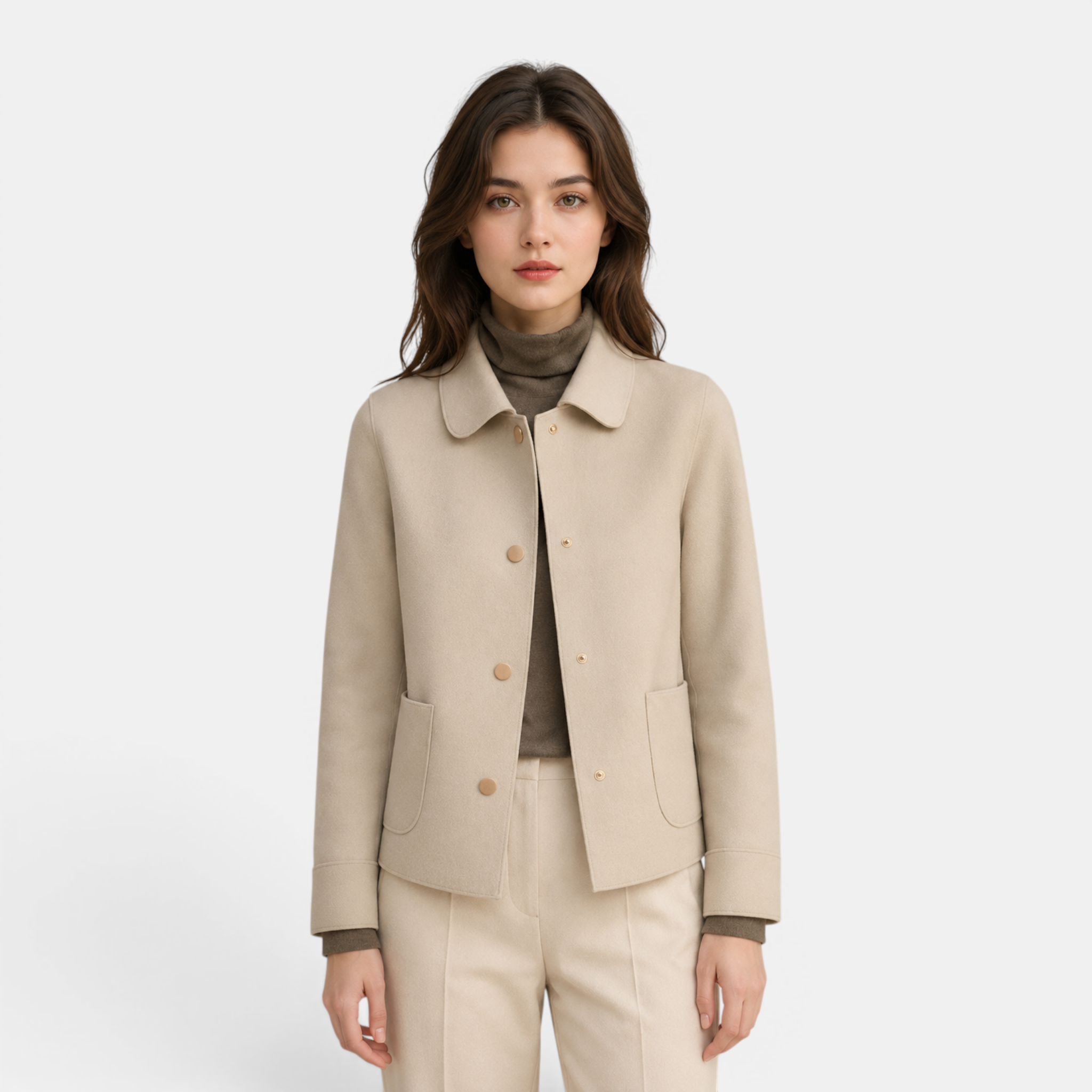 Valeniri | Women's Short Lapel Jacket Classic Minimalist Tailored Fit