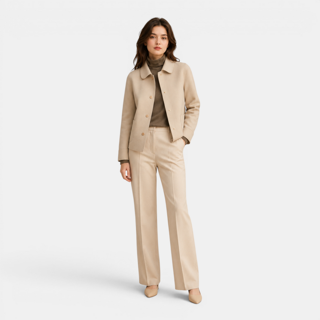 Valeniri | Women's Short Lapel Jacket Classic Minimalist Tailored Fit