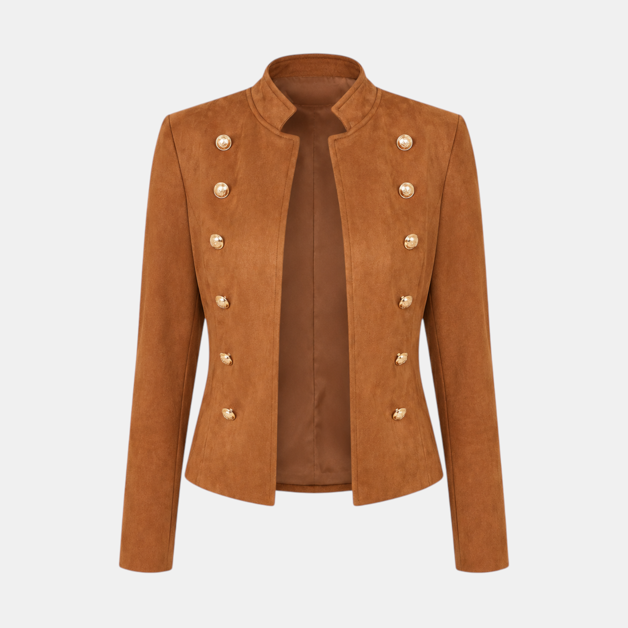 Valeniri | Women’s Suede Feel Buttoned Cardigan