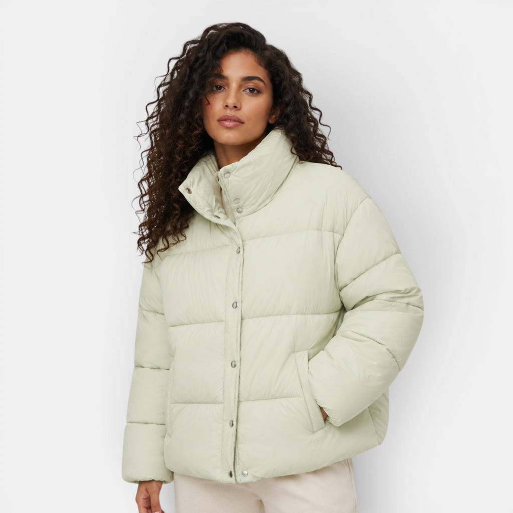 Valeniri | Women's Cotton Padded Puffer Jacket Loose Fit Coat