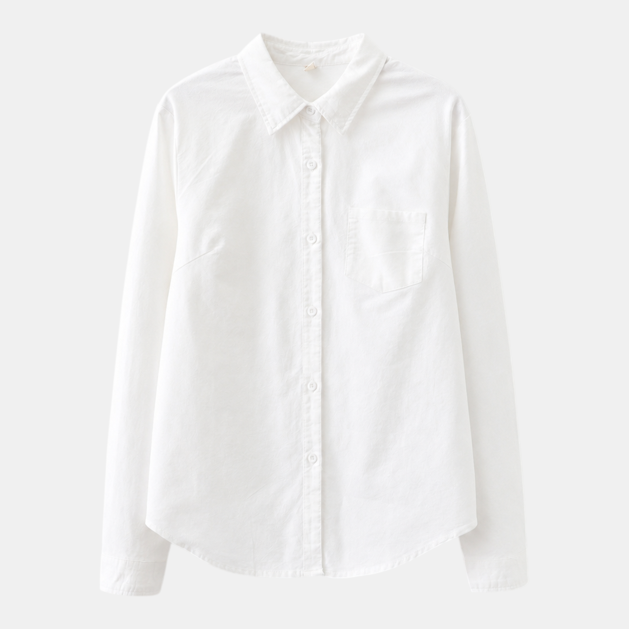 Valeniri | Women's Oxford Shirt Long Sleeve Loose Fit Cotton Blouse