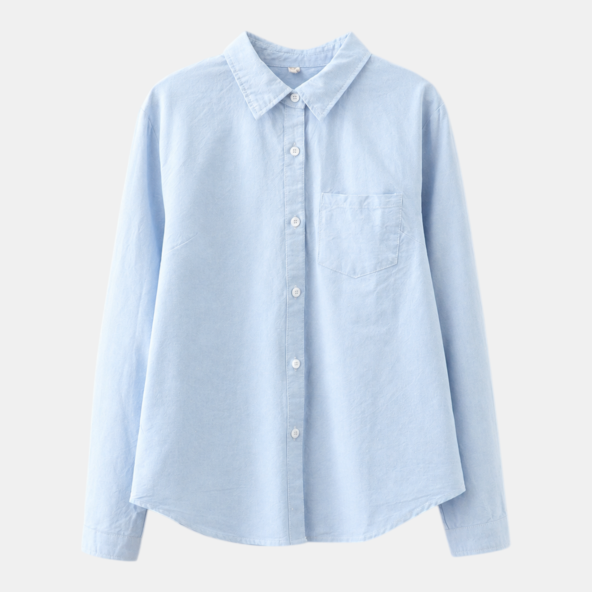 Valeniri | Women's Oxford Shirt Long Sleeve Loose Fit Cotton Blouse
