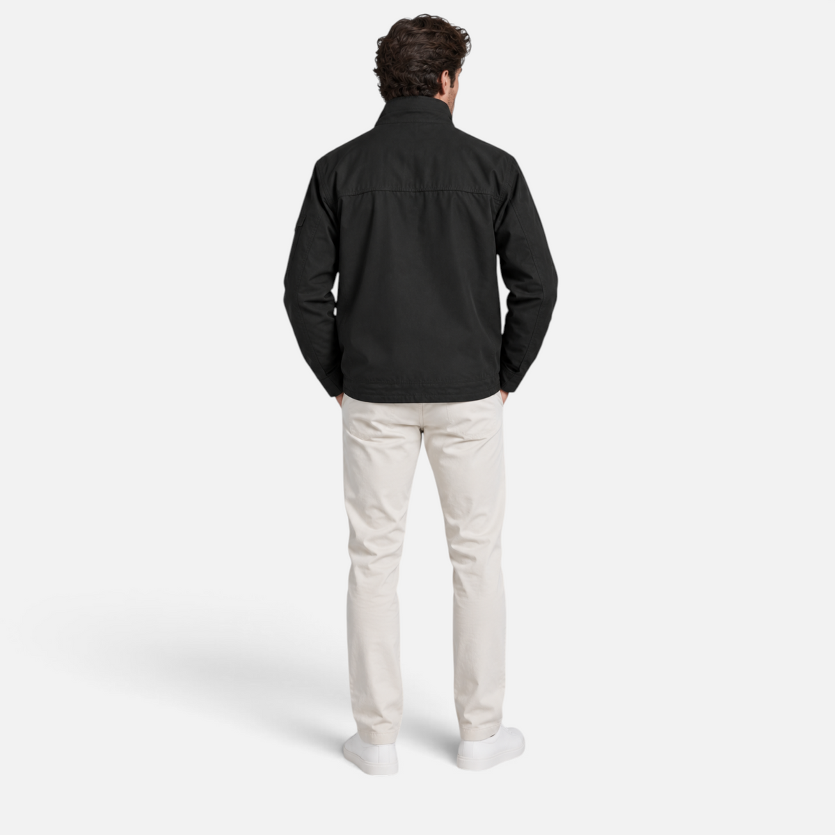 Valeniri | Men’s Utility Field Jacket – Multi-Pocket Stand Collar Coat