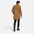 Valeniri | Men’s Long Overcoat – Single-Breasted Notch Lapel