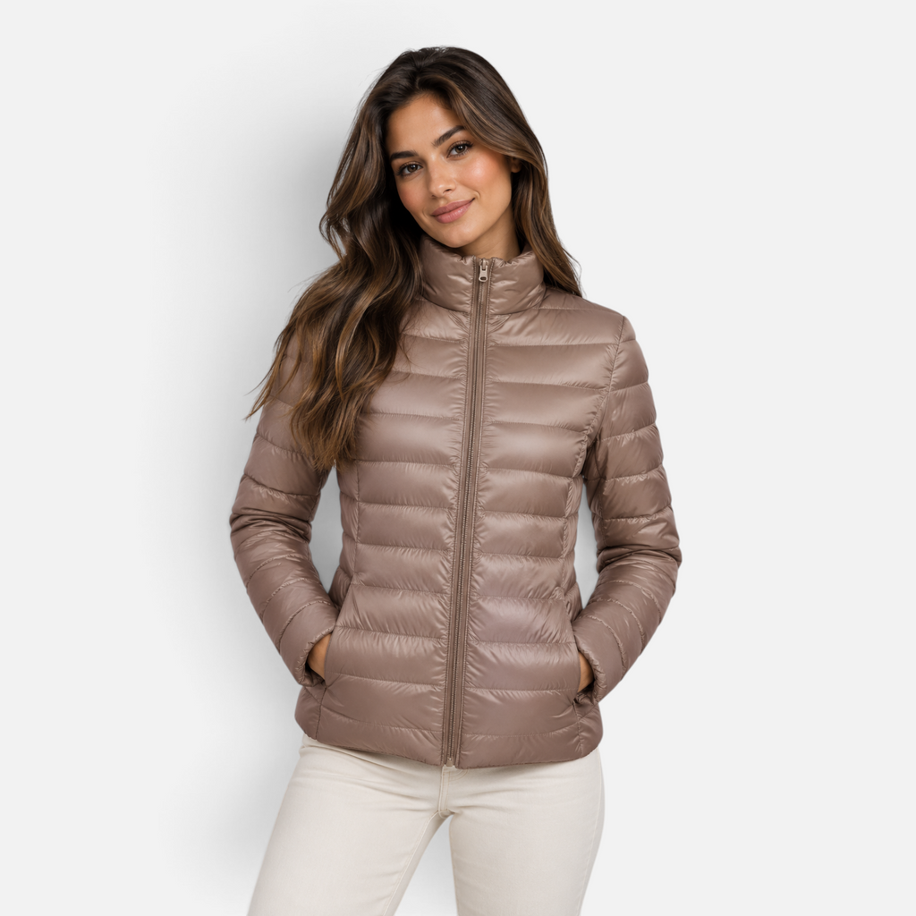 Valeniri | Women’s Quilted Puffer Jacket – Lightweight High Neck Coat