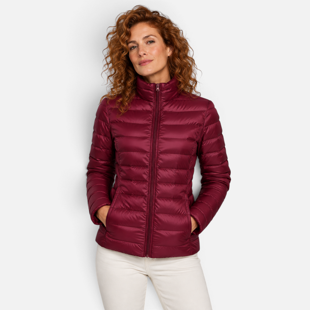 Valeniri | Women’s Quilted Puffer Jacket – Lightweight High Neck Coat