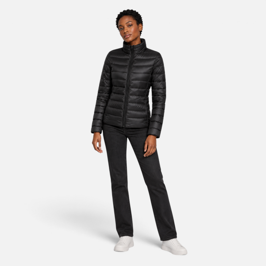 Valeniri | Women’s Quilted Puffer Jacket – Lightweight High Neck Coat