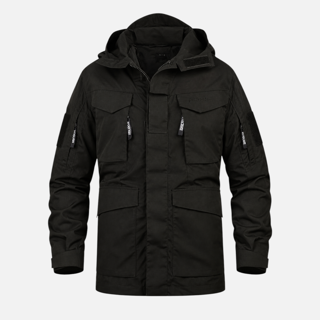 Valeniri | Men’s Mid-Length Parka – Hooded Utility Jacket