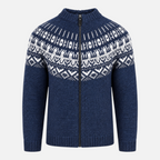 Valeniri | Men’s Fair Isle Knitted Cardigan – Nordic Full-Zip Jumper