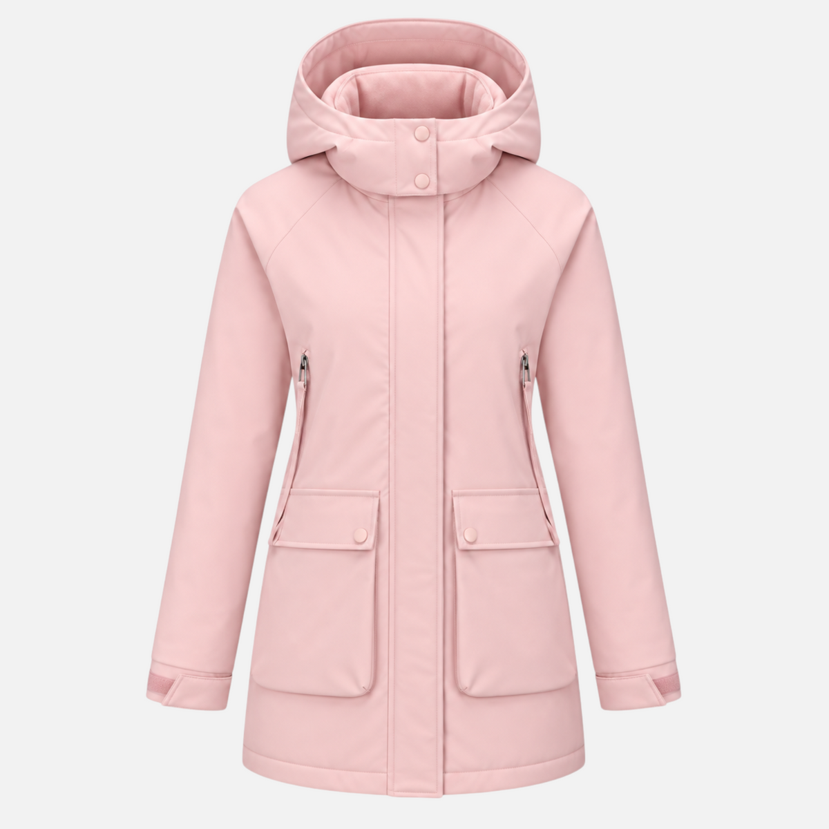 Valeniri | Women’s Waterproof Parka – Hooded Fleece Mid-Length Coat