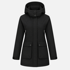 Valeniri | Women’s Waterproof Parka – Hooded Fleece Mid-Length Coat
