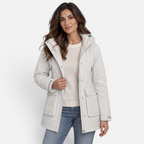Valeniri | Women’s Waterproof Parka – Hooded Fleece Mid-Length Coat