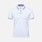 Valeniri | Men’s Polo Shirt – Short Sleeve Top with Striped Collar