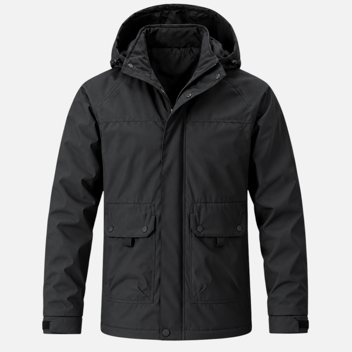 Valeniri | Men’s Parka Coat – Hooded Zip-Up Everyday Jacket