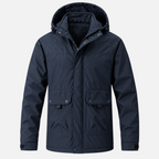 Valeniri | Men’s Parka Coat – Hooded Zip-Up Everyday Jacket