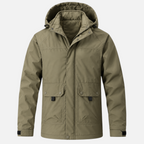 Valeniri | Men’s Parka Coat – Hooded Zip-Up Everyday Jacket