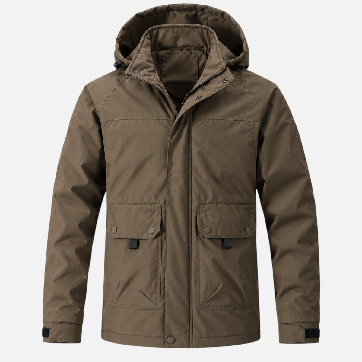 Valeniri | Men’s Parka Coat – Hooded Zip-Up Everyday Jacket