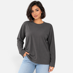 Valeniri | Women’s Crew Neck T-Shirt – Relaxed Fit Long Sleeve Top