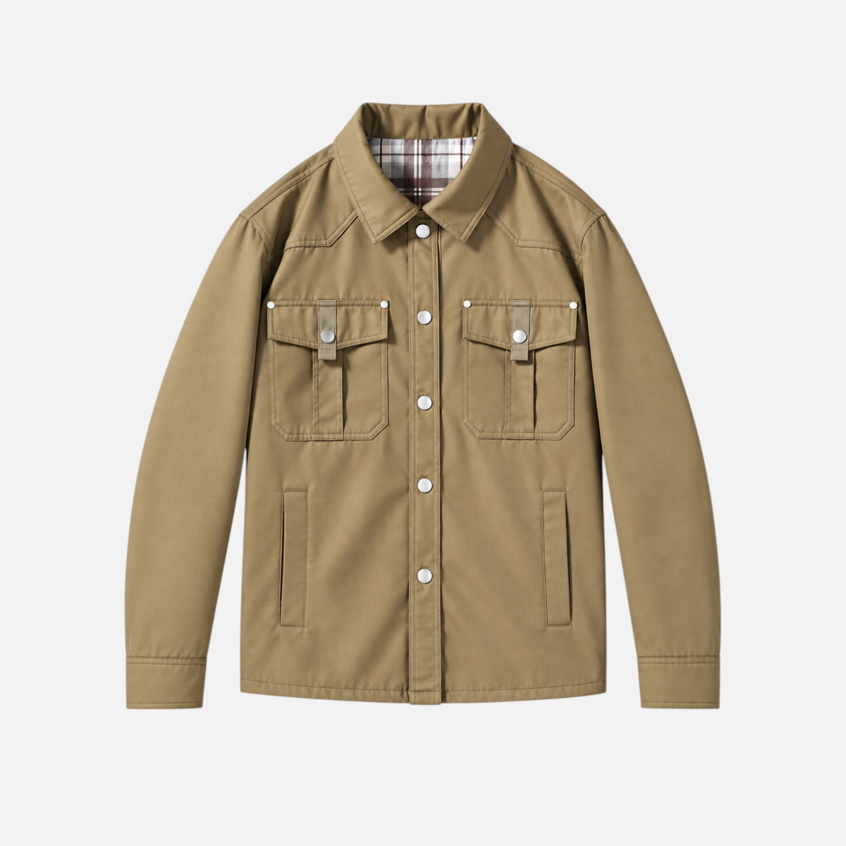Valeniri | Men’s Overshirt Jacket – Long Sleeve Button-Up