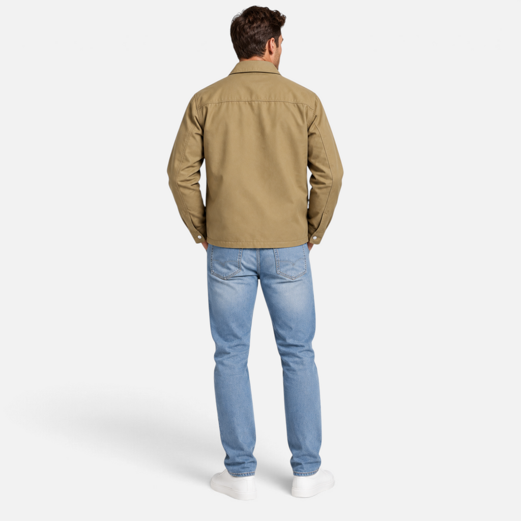 Valeniri | Men’s Overshirt Jacket – Long Sleeve Button-Up