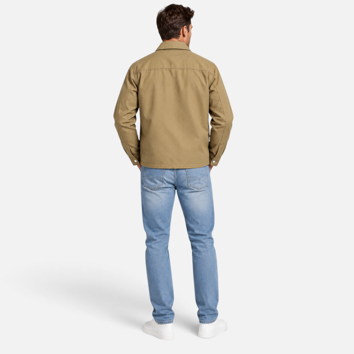 Valeniri | Men’s Overshirt Jacket – Long Sleeve Button-Up