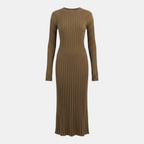 Valeniri | Women’s Comfortable Knit Dress Wool Blend Classic Casual Midi Dress