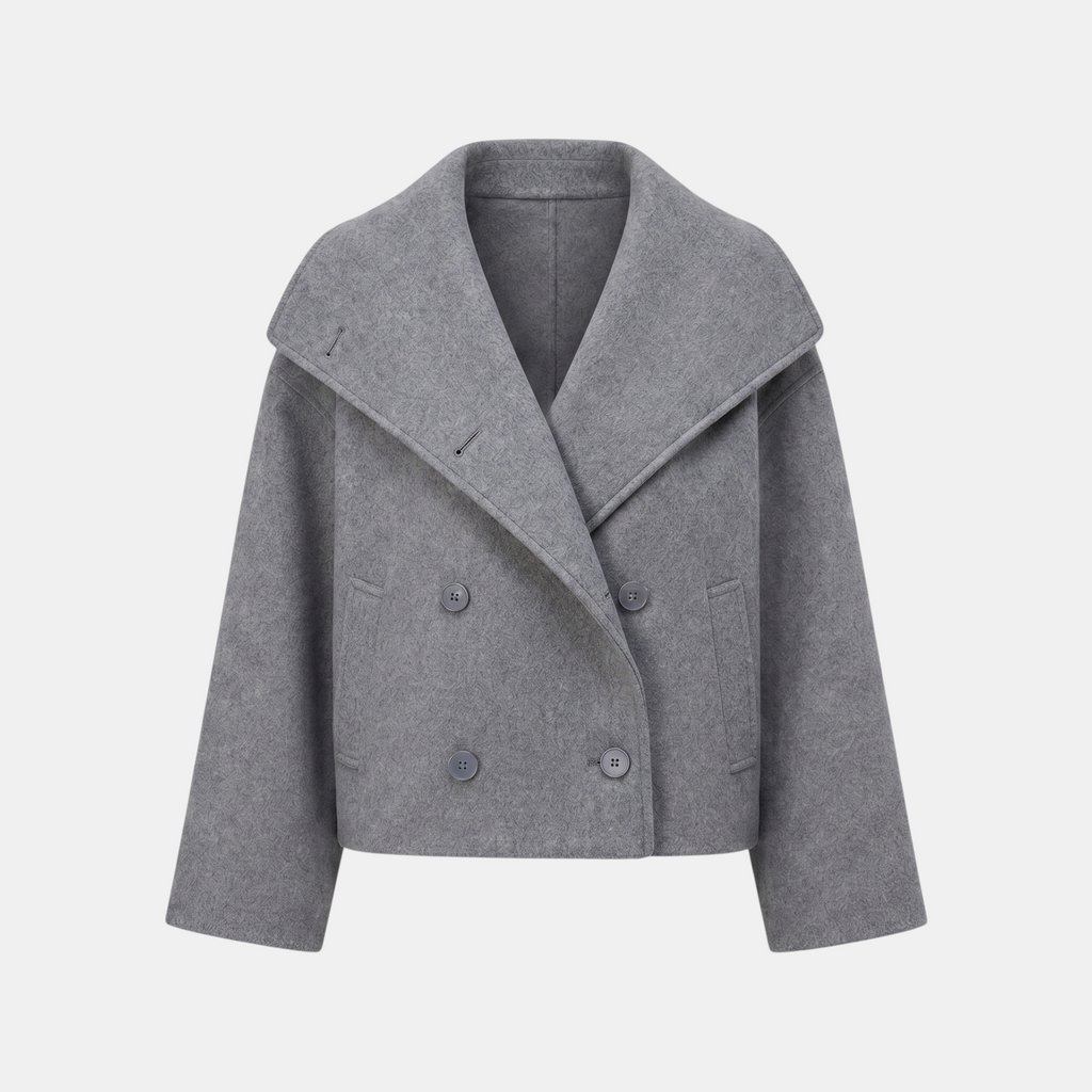 Valeniri | Women's Double-Faced Wool Coat Classic Longline Outerwear