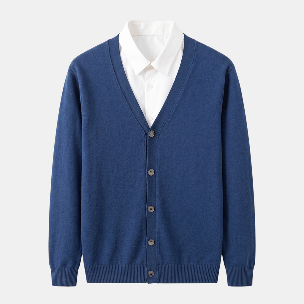 Valeniri | Men's Classic Cardigan Soft Knit Elegant Everyday Sweater