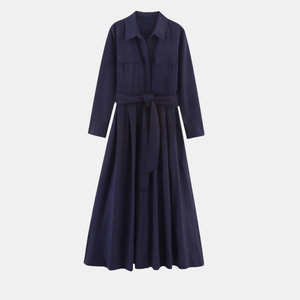 Valeniri | Women’s Long Sleeve Shirt Dress Casual Elegant Everyday Dress