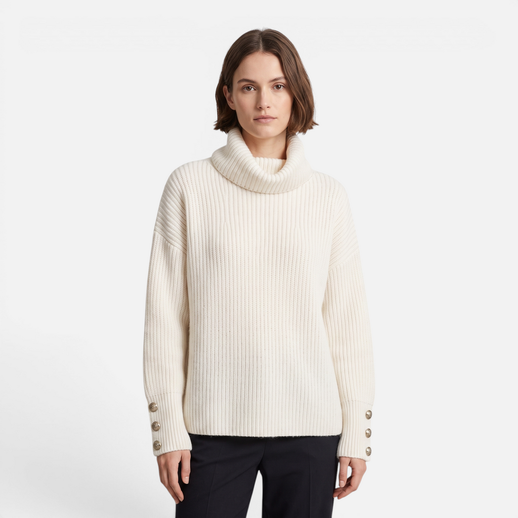 Valeniri | Women's Knit Turtleneck Sweater Soft Cozy Pullover