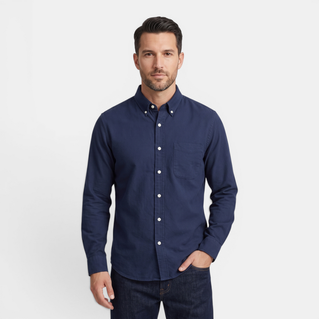 Valeniri | Men's Oxford Cotton Button-Down Shirt Classic Relaxed Fit
