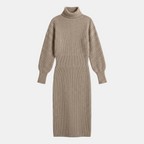 Valeniri | Women’s Soft Knit Pullover Dress Long Sleeve Casual Wear Dress