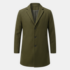 Valeniri | Men’s Tweed Coat Warm Wool Blend Classic Fit Jacket