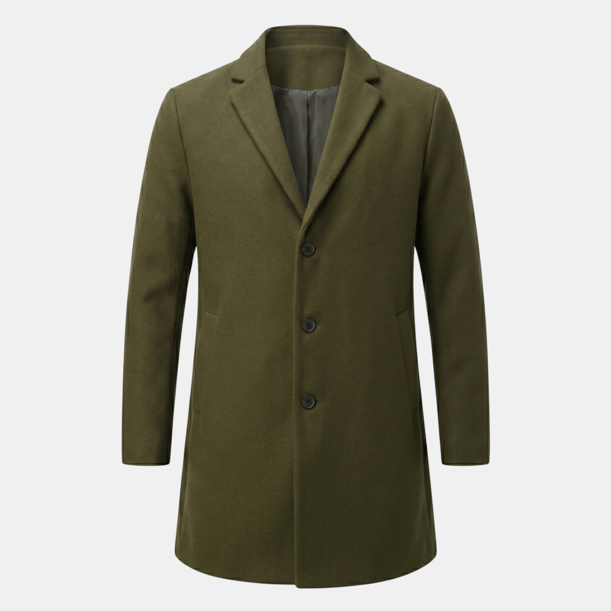 Valeniri | Men’s Tweed Coat Warm Wool Blend Classic Fit Jacket