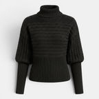Valeniri | Women’s High Neck Knit Pullover Sweater